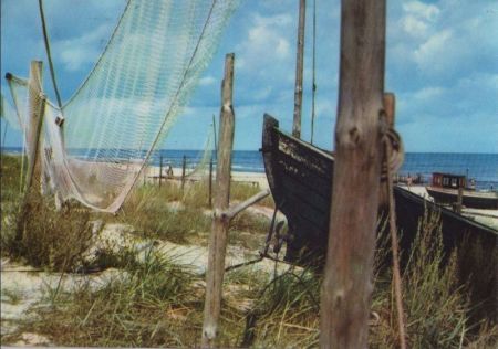 Am Meer - Fischernetze - ca. 1975 Am Meer - Fischernetze - ca. 1975
