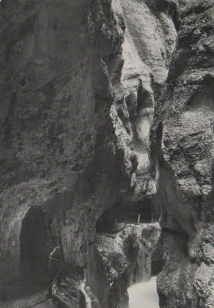 Garmisch-Partenkirchen - Partnachklamm - ca. 1955 Garmisch-Partenkirchen - Partnachklamm - ca. 1955