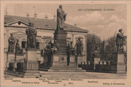 Worms - Lutherdenkmal - ca. 1935 Worms - Lutherdenkmal - ca. 1935