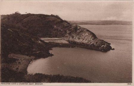 Großbritannien - Brixham - Fishcombe Cove & Churston Quay - 1942 Großbritannien - Brixham - Fishcombe Cove & Churston Quay - 1942