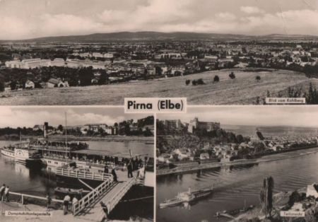 Pirna - u.a. Blick vom Kohlberg - 1970 Pirna - u.a. Blick vom Kohlberg - 1970