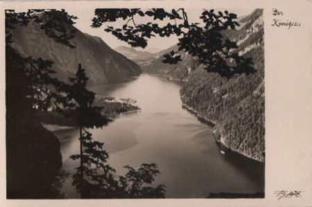 Königssee - im Berchtesgadener Land - 1953 Königssee - im Berchtesgadener Land - 1953