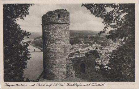 Bad Karlshafen - Hugenottenturm - ca. 1950 Bad Karlshafen - Hugenottenturm - ca. 1950