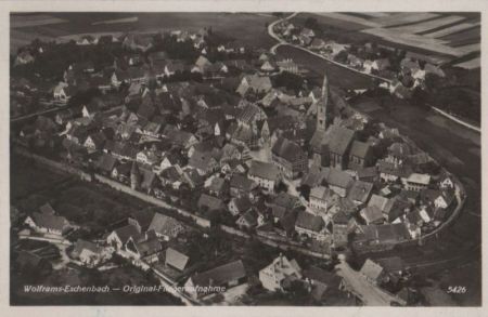 Wolframs-Eschenbach - Original-Fliegeraufnahme - ca. 1940 Wolframs-Eschenbach - Original-Fliegeraufnahme - ca. 1940