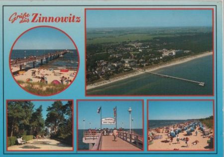 Zinnowitz - 5 Teilbilder - 1996 Zinnowitz - 5 Teilbilder - 1996