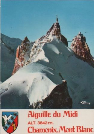 Frankreich - Chamonix-Mont-Blanc - Aiguille du Midi - 1976 Frankreich - Chamonix-Mont-Blanc - Aiguille du Midi - 1976