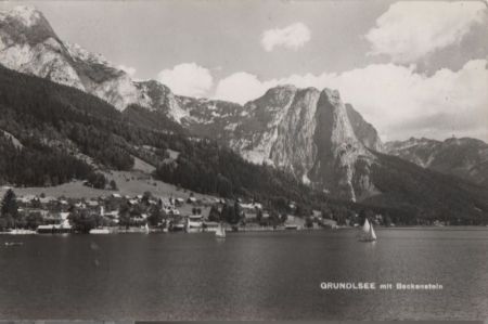 Österreich - Grundlsee - mit Backenstein - 1961 Österreich - Grundlsee - mit Backenstein - 1961