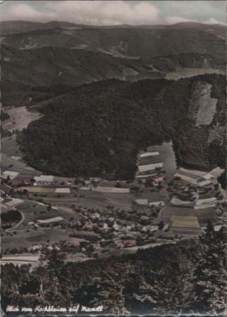 Malsburg-Marzell - Blick vom Hochblauen - ca. 1955 Malsburg-Marzell - Blick vom Hochblauen - ca. 1955