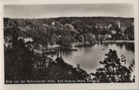 Buckow - Blick von Bollersdorfer Höhe - 1965 Buckow - Blick von Bollersdorfer Höhe - 1965