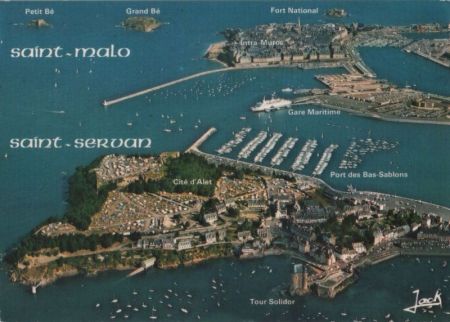 Saint-Servan - Frankreich - von oben Saint-Servan - Frankreich - von oben