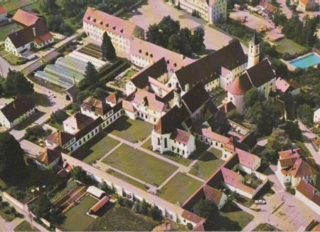 Buxheim - Luftbild, Kartause - ca. 1985 Buxheim - Luftbild, Kartause - ca. 1985