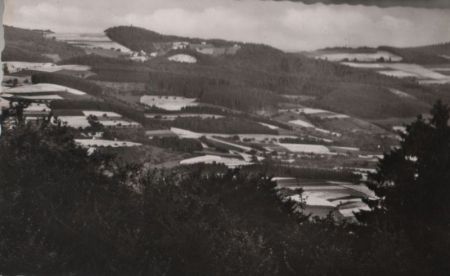 Bessenbach-Waldmichelbach - Rudi-Münzer-Turm von Juhöhe - 1957 Bessenbach-Waldmichelbach - Rudi-Münzer-Turm von Juhöhe - 1957