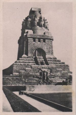 Leipzig - Völkerschlachtdenkmal - ca. 1950 Leipzig - Völkerschlachtdenkmal - ca. 1950