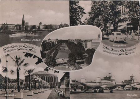 Düsseldorf - u.a. Rheinhalle - 1957 Düsseldorf - u.a. Rheinhalle - 1957