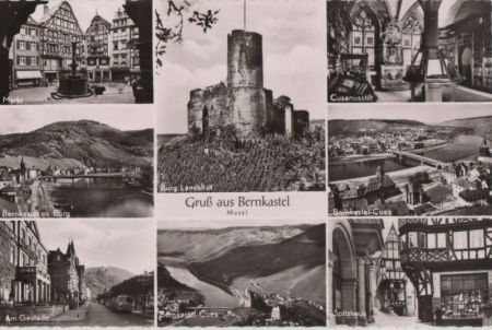 Bernkastel-Kues - 8 Teilbilder - ca. 1960 Bernkastel-Kues - 8 Teilbilder - ca. 1960