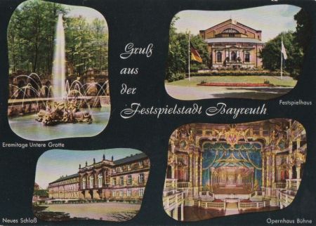 Bayreuth - u.a. Neues Schloß - ca. 1970 Bayreuth - u.a. Neues Schloß - ca. 1970