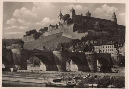 Würzburg - Festung Marienberg - ca. 1960 Würzburg - Festung Marienberg - ca. 1960