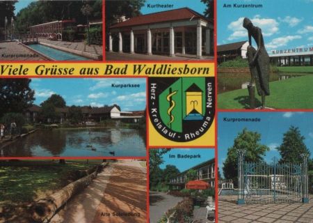 Lippstadt-Bad Waldliesborn - u.a. Kurpromenade - 1991 Lippstadt-Bad Waldliesborn - u.a. Kurpromenade - 1991