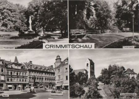 Crimmitschau - u.a. Kirchbergsiedlung - 1978 Crimmitschau - u.a. Kirchbergsiedlung - 1978