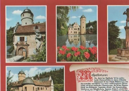 Mespelbrunn mit Chronik - ca. 1985 Mespelbrunn mit Chronik - ca. 1985