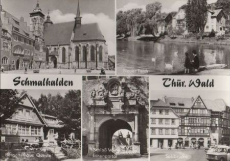 Schmalkalden - u.a. Wilhelmsburg, Innenportal - 1976 Schmalkalden - u.a. Wilhelmsburg, Innenportal - 1976