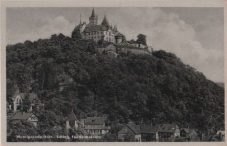 Wernigerode - Schloß - 1953 Wernigerode - Schloß - 1953