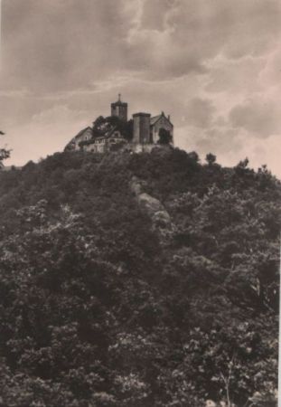 Eisenach - Wartburg von Südwesten - 1971 Eisenach - Wartburg von Südwesten - 1971
