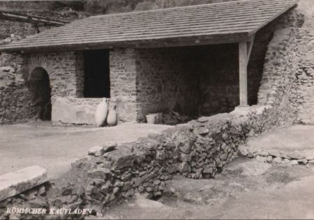 Villingen-Schwenningen, Magdalenenberg - Römischer Kaufladen - ca. 1960 Villingen-Schwenningen, Magdalenenberg - Römischer Kaufladen - ca. 1960