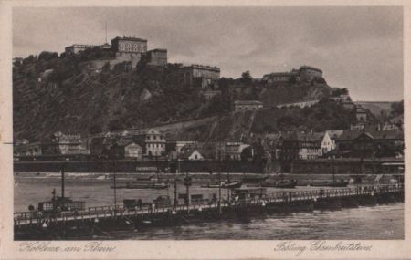Koblenz - Festung Ehrenbreitstein - ca. 1935 Koblenz - Festung Ehrenbreitstein - ca. 1935