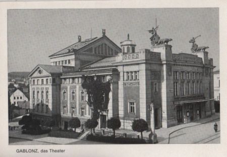 Gablonz - Theater - ca. 1955 Gablonz - Theater - ca. 1955