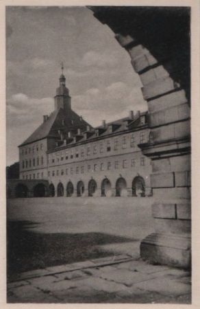 Gotha - Im Schloßhof - ca. 1955 Gotha - Im Schloßhof - ca. 1955