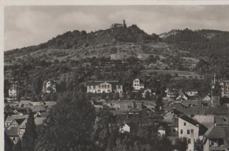 Bad Blankenburg - Bad Blankenburg m. ruine Greifenstein - ca. 1955 Bad Blankenburg - Bad Blankenburg m. ruine Greifenstein - ca. 1955