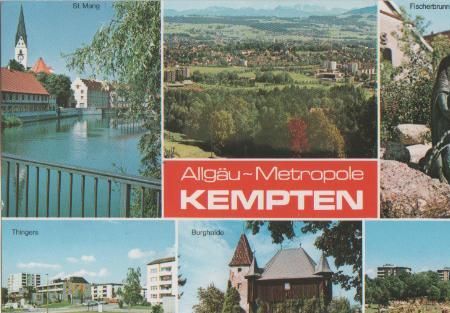 Allgäu-Metropole Kempten - 1989 Allgäu-Metropole Kempten - 1989