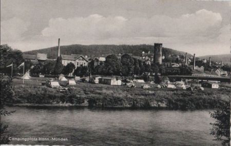 Hann. Münden - Campingplatz - ca. 1960 Hann. Münden - Campingplatz - ca. 1960