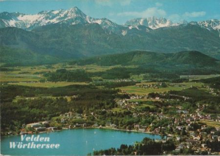Österreich - Velden - mit Mittagskogel - 1977 Österreich - Velden - mit Mittagskogel - 1977