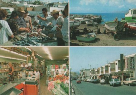 Spanien - Playa Blanca - Supermercado - ca. 1980 Spanien - Playa Blanca - Supermercado - ca. 1980