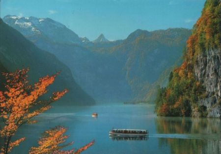 Königssee - Blick vom Malerwinkel - 1988 Königssee - Blick vom Malerwinkel - 1988