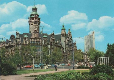 Leipzig - Neues Rathaus - 1979 Leipzig - Neues Rathaus - 1979