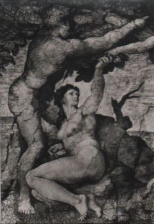 Vatikan - Vatikanstadt - Adamo ed Eva tentati - Cappella Sistina - ca. 1965 Vatikan - Vatikanstadt - Adamo ed Eva tentati - Cappella Sistina - ca. 1965