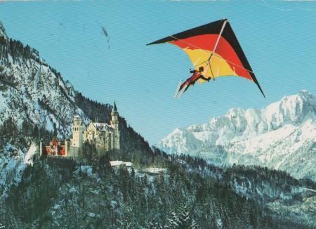 Drachenflieger bei Schwangau - 1978 Drachenflieger bei Schwangau - 1978
