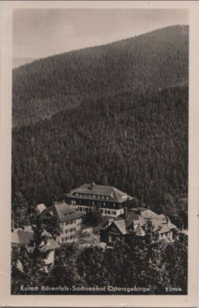 Altenberg-Bärenfels - Sachsenhof - 1957 Altenberg-Bärenfels - Sachsenhof - 1957