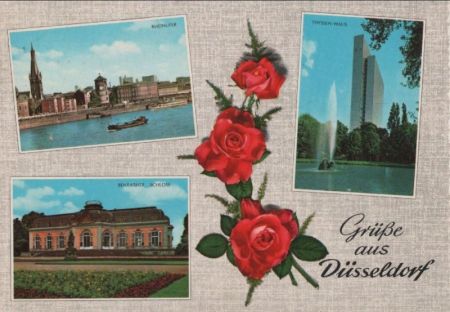 Düsseldorf - u.a. Rheinufer - 1968 Düsseldorf - u.a. Rheinufer - 1968
