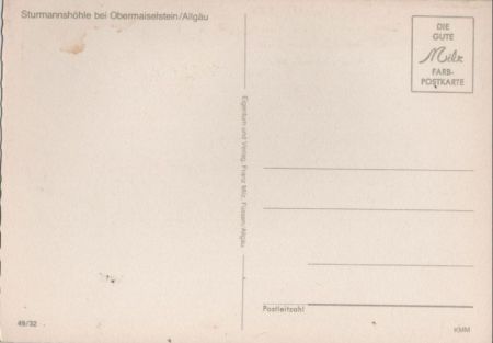 Obermaiselstein - Sturmannshöhle