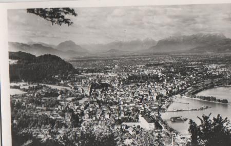 Österreich - Bregenz von oben - ca. 1955 Österreich - Bregenz von oben - ca. 1955