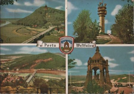 Porta Westfalica - mit 4 Bildern - 1961 Porta Westfalica - mit 4 Bildern - 1961
