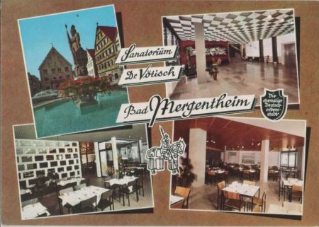 Bad Mergentheim - Dr.-Vötsch-Sanatorium - ca. 1980 Bad Mergentheim - Dr.-Vötsch-Sanatorium - ca. 1980