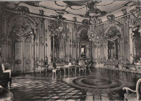 Potsdam, Sanssouci - Neues Palais, Oberes Konzertzimmer - 1956 Potsdam, Sanssouci - Neues Palais, Oberes Konzertzimmer - 1956