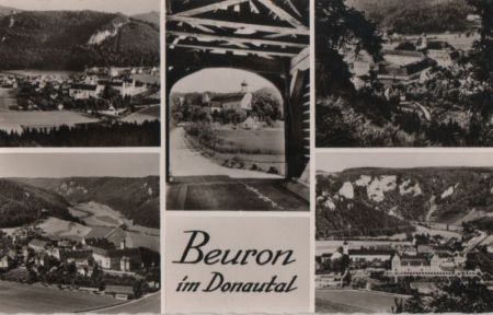 Beuron - 5 Teilbilder - ca. 1960 Beuron - 5 Teilbilder - ca. 1960