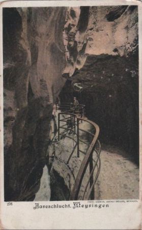 Schweiz - Meyringen - Meiringen - Aareschlucht - ca. 1930 Schweiz - Meyringen - Meiringen - Aareschlucht - ca. 1930
