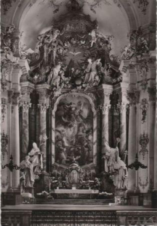 Dießen - Klosterkirche, Hochaltar - 1961 Dießen - Klosterkirche, Hochaltar - 1961